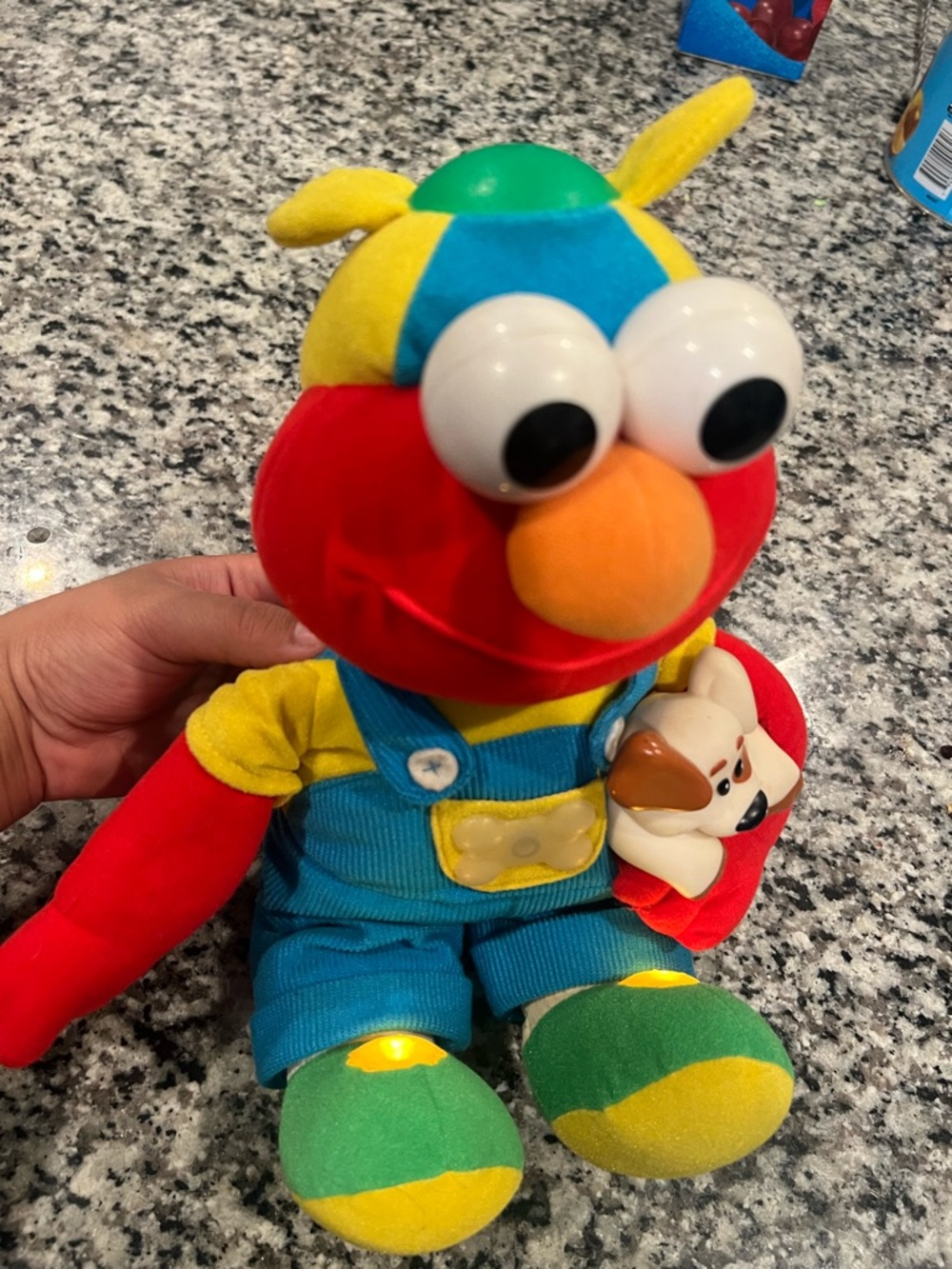 Vintage Elmo Toy with Light-Up Overalls - Picture 5 of 8